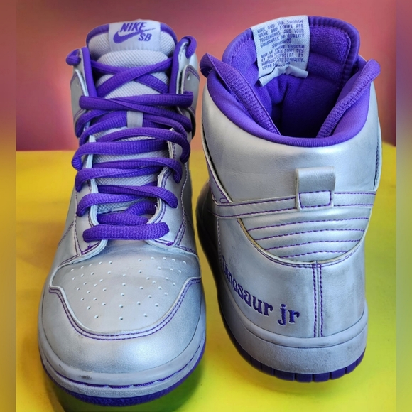 RARE NIKE DUNK HIGH PREMIUM SB DINOSAUR JR 313181-003 SIZE 9 - Picture 2 of 8